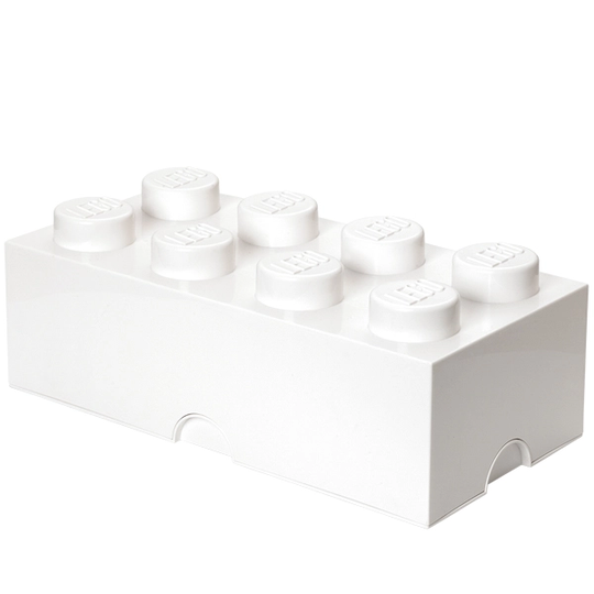 Room Copenhagen Lego Storage Brick 8 säilytyslaatikko, valkoinen