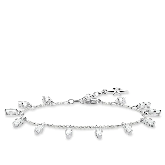 Thomas Sabo rannekoru, baguette-hiotut kivet