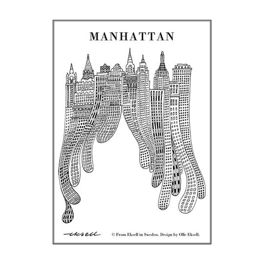 Olle Eksell Manhattan juliste 50x70 cm