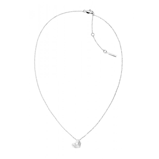 Calvin Klein Faceted Heart Necklace Ruostumaton Teräs Kaulakoru 35000035