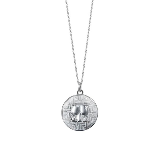 Kalevala Amuletti Pohjankarhu kaulakoru / hopea 227031460