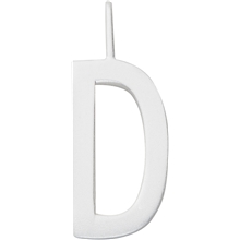 Design Letters Archetype Charm 16 mm Silver A-Z D