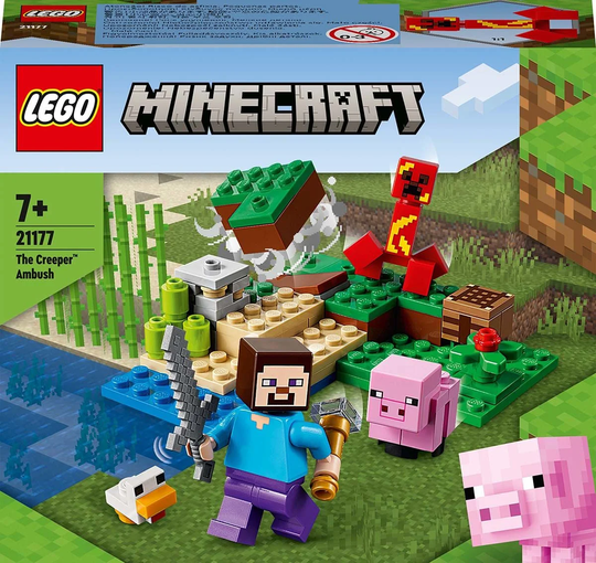 LEGO Minecraft 21177 Creeper™-väijytys