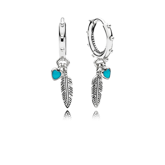 Pandora Spiritual Feathers -korvakorut 297205EN168