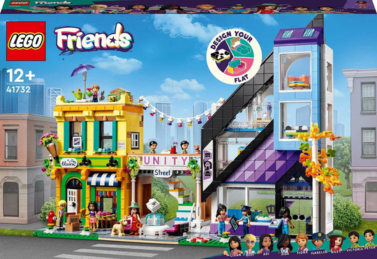 LEGO Friends 41732 Kukkakauppa Ja Designkauppa