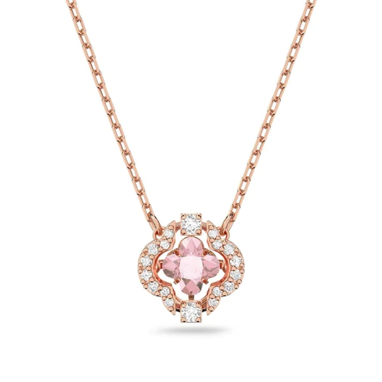 Swarovski Sparkling Dance riipus pinkillä kristallilla, ruusukullan värinen