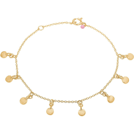 Enamel Raindrops Kullattu Hopea Rannekoru B37GM