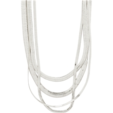 10221-6011 OPTIMISM Snake Chain Silver Necklaces 1 set