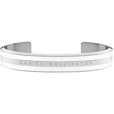 Daniel Wellington Silver Satin White -rannekoru (koko S) DW00400008