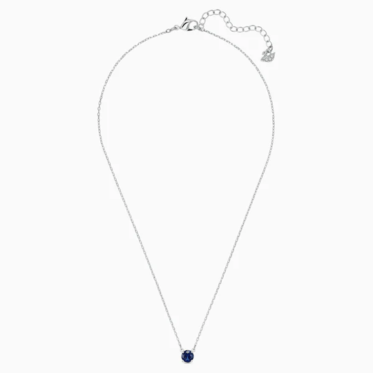 Swarovski Attract Round Set, kristalliriipus ja korvakorut, sininen
