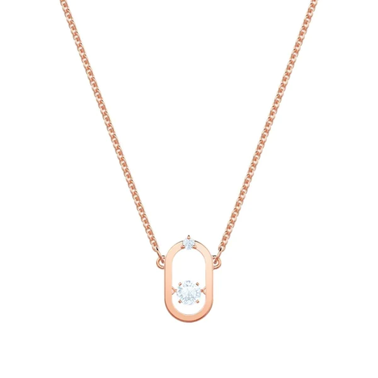 Swarovski Sparkling Dance riipus kirkkailla kristalleilla, rosekullan värinen