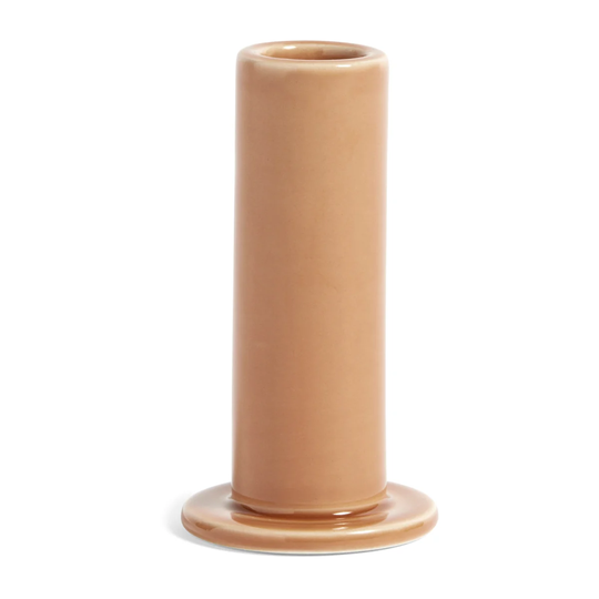HAY Tube kynttilänjalka 10 cm Peach