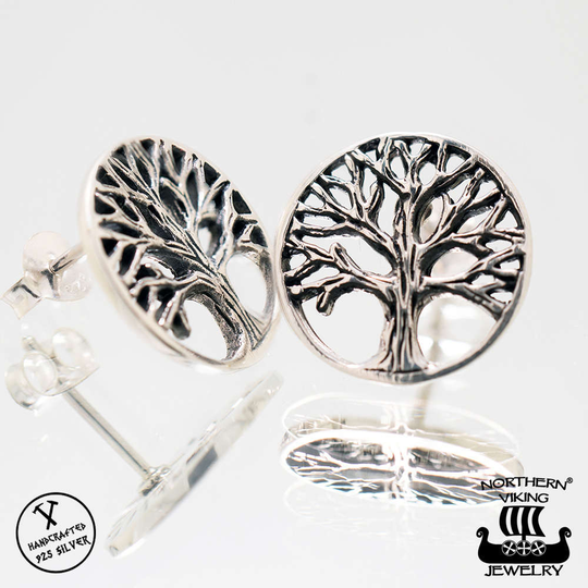 Northern Viking Jewelry Elämän Puu -korvakorut NVJKK032