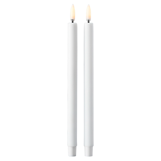 STOFF Copenhagen STOFF LED kynttilä, 2 kpl, valkoinen