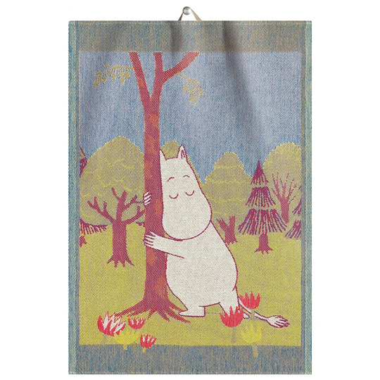 Ekelund Linneväveri Muumi keittiöpyyhe 35x50 cm Lucky tree