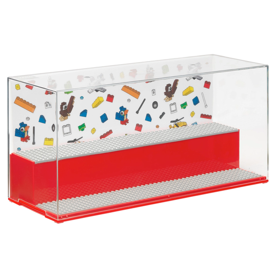 Room Copenhagen Lego Play & Display vitriini, kirkkaanpunainen