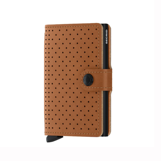 Secrid Miniwallet Perforated Cognac MPF-COGNAC