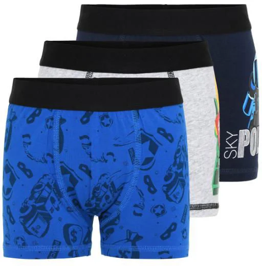 LEGO Wear Bokserit 3-pack, Dark Navy, 116-121