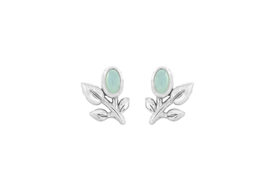 Rabinovich Vitality Earpin Sterlinghopea Korvakorut Ja Kalsedoni 79616553