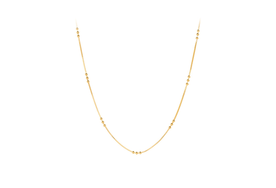 Pernille Corydon Eva Kullattu Hopea Kaulakoru N-721-GP