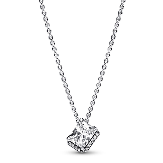 Pandora Timeless Rectangular Sparkling Halo kaulakoru 392388C01-45