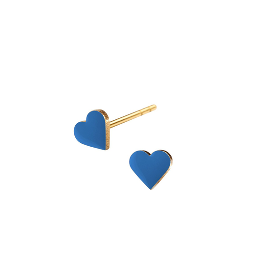 Scherning Heart Kullattu Hopea Korvakorut HE32-52G