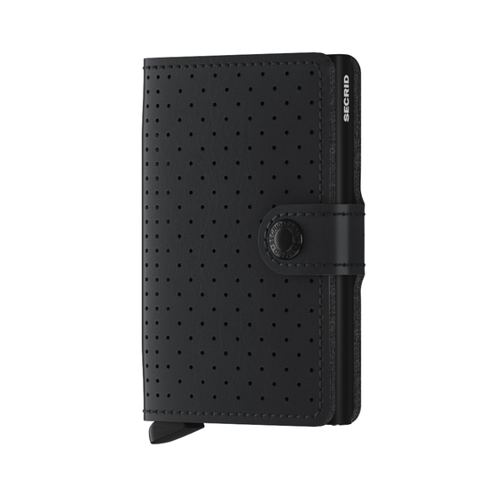Secrid Miniwallet Perforated Black MPF-BLACK