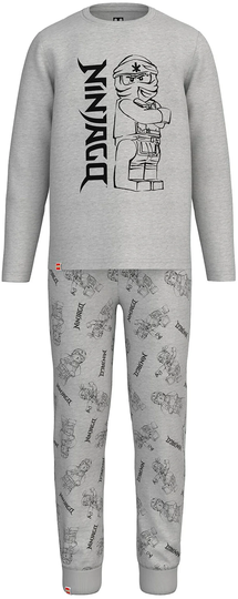 LEGO Wear Pyjama, Grey Melange, Koko 116