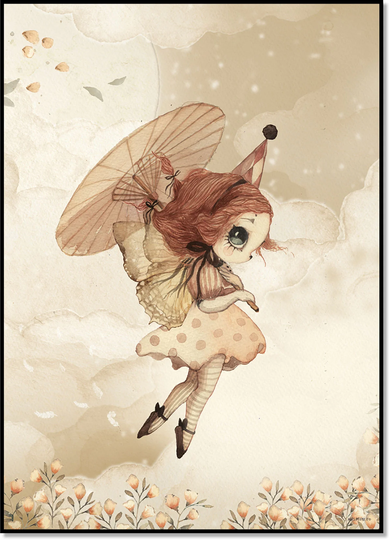 Mrs Mighetto Juliste My Umbrella 50x70