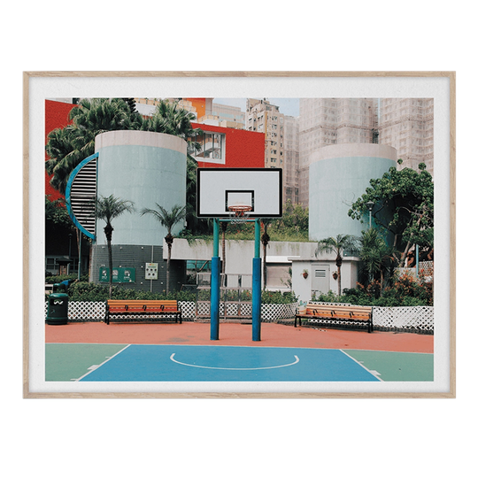 Paper Collective Cities of Basketball 04 (Hong Kong) juliste