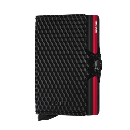 Secrid Twinwallet Cubic Black-Red TCU-BLACK-RED
