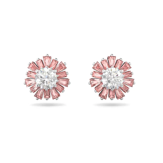 Swarovski Sunshine korvakorut, pinkit ja kirkkaat kristallit
