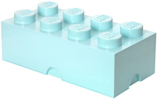 LEGO Säilytyslaatikko 8 Design Collection, Turkoosi
