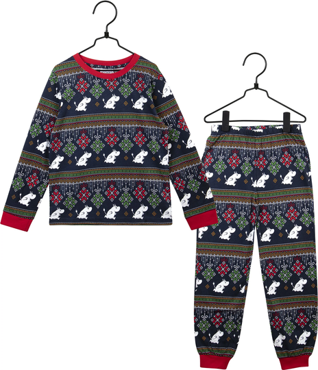 Muumi Ornamentit Vauvan Pyjama, Sininen, Koko 62