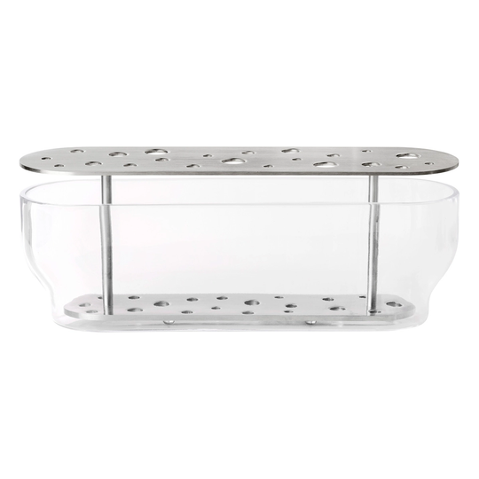 Fritz Hansen Ikebana maljakko, leveä, teräs