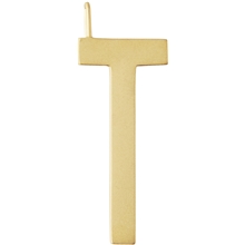 Design Letters Archetype Charm 30 mm Gold A-Z T