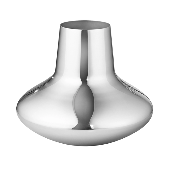 Georg Jensen HK maljakko, teräs, keskikoko