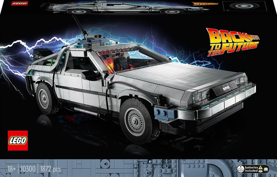 LEGO Icons 10300 Aikakone Paluu tulevaisuuteen ‑elokuvasta