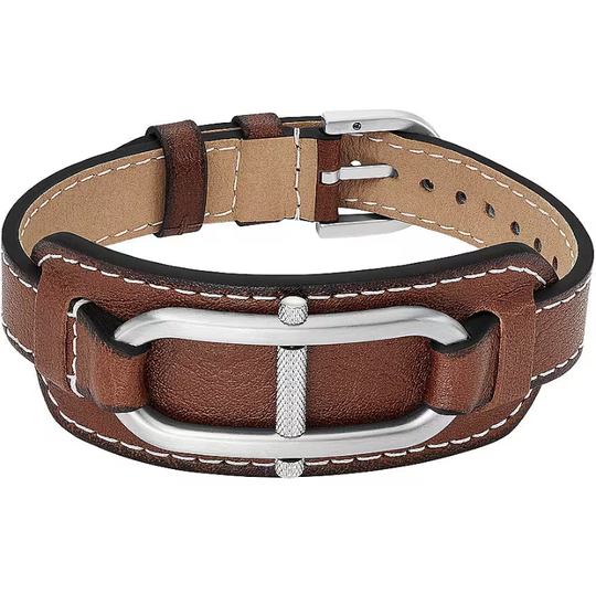 Fossil Heritage Mens Nahka Rannekoru JF04398040