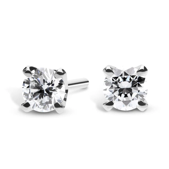 Silván Solitaire timanttikorvakorut 0,40ct, 14K valkokultaa, timanttikorut