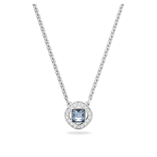 Swarovski Angelic riipus, vaalea metalli ja sininen kristalli