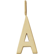 Design Letters Archetype Charm 16 mm Gold A-Z A