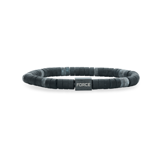 Scrouples Force Mens Sterlinghopea Rannekoru Ja Kivi 03361H