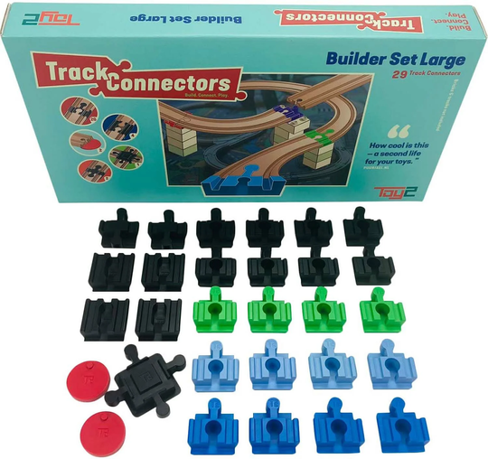TOY2 Track Connector Builder Set Large Liittimet