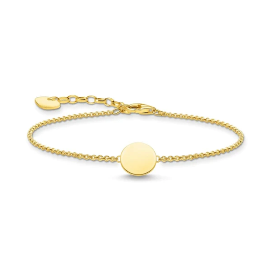 Thomas Sabo Disc rannekoru, kullattua hopeaa, A2043-413-39