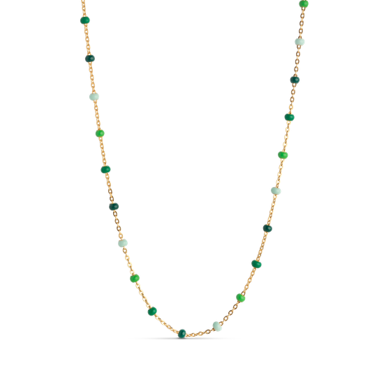 Enamel Lola Spring Kullattu Hopea Kaulakoru N55G-SPRING