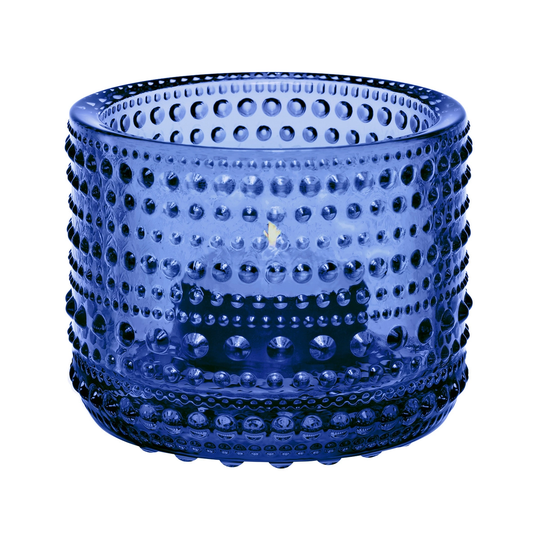 Iittala Kastehelmi kynttilälyhty, 64 mm, ultramariininsininen