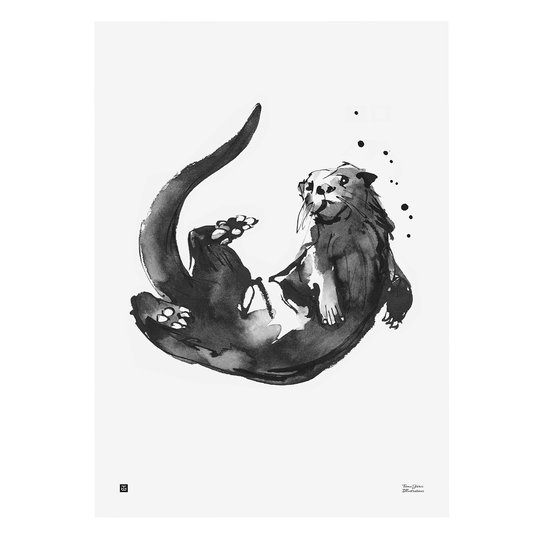 Teemu Järvi Illustrations Saukko juliste, 50 x 70 cm