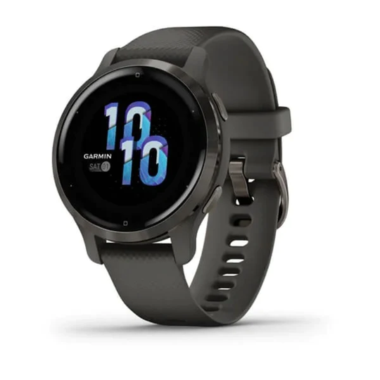 Garmin Venu 2S tummanharmaa, Amoled GPS-älykello 010-02429-10