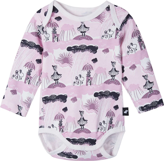 Reima Moomin Charmerande Body, Old Rose, 62-68